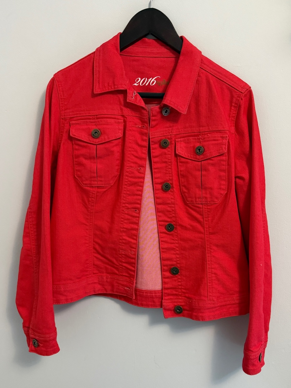 Parasuco Red Women's Denim Jacket